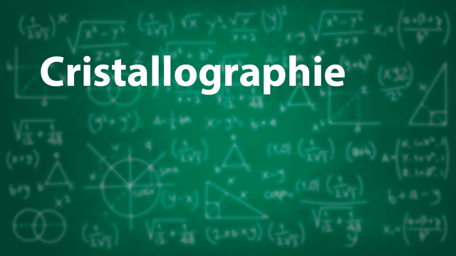 Cristallographie