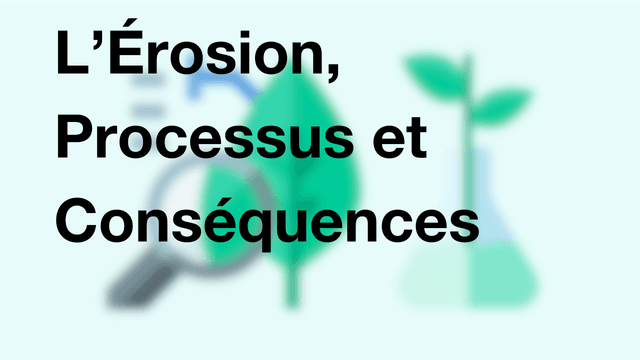 L’Érosion, Processus et Conséquences