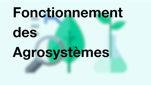 Fonctionnement des Agrosystèmes