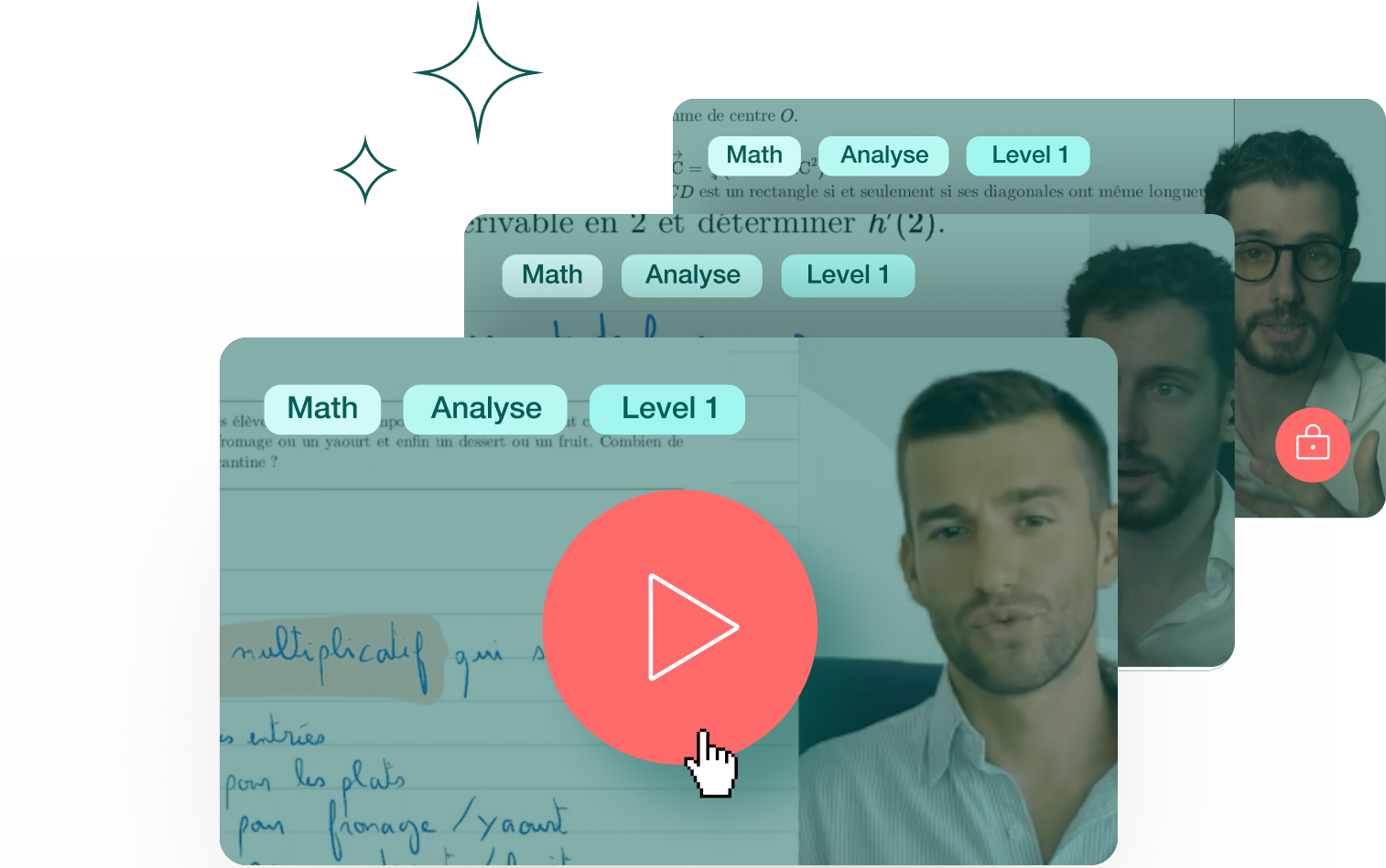 Dive into the heart of learning with our exclusive educational videos. Each chapter of the mathematics and physics program comes to life through clear explanations and concrete examples. Elevate your skills now!